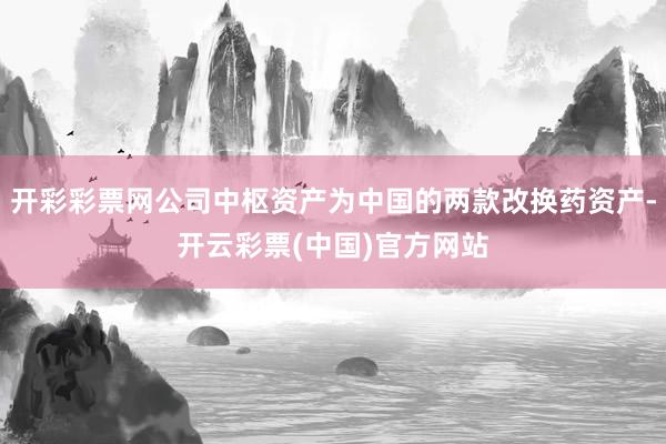 开彩彩票网公司中枢资产为中国的两款改换药资产-开云彩票(中国)官方网站